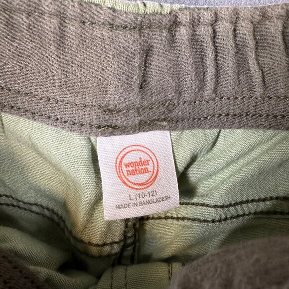 Wonder Nation Boys Large (10-12) Camo Elastic Drawstring Pants with Pockets - Picture 7 of 10